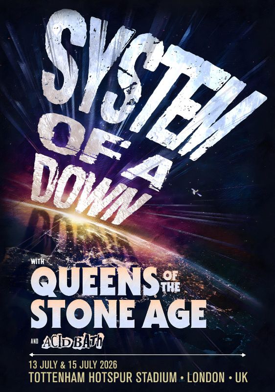 2x Tickets – System of a Down 